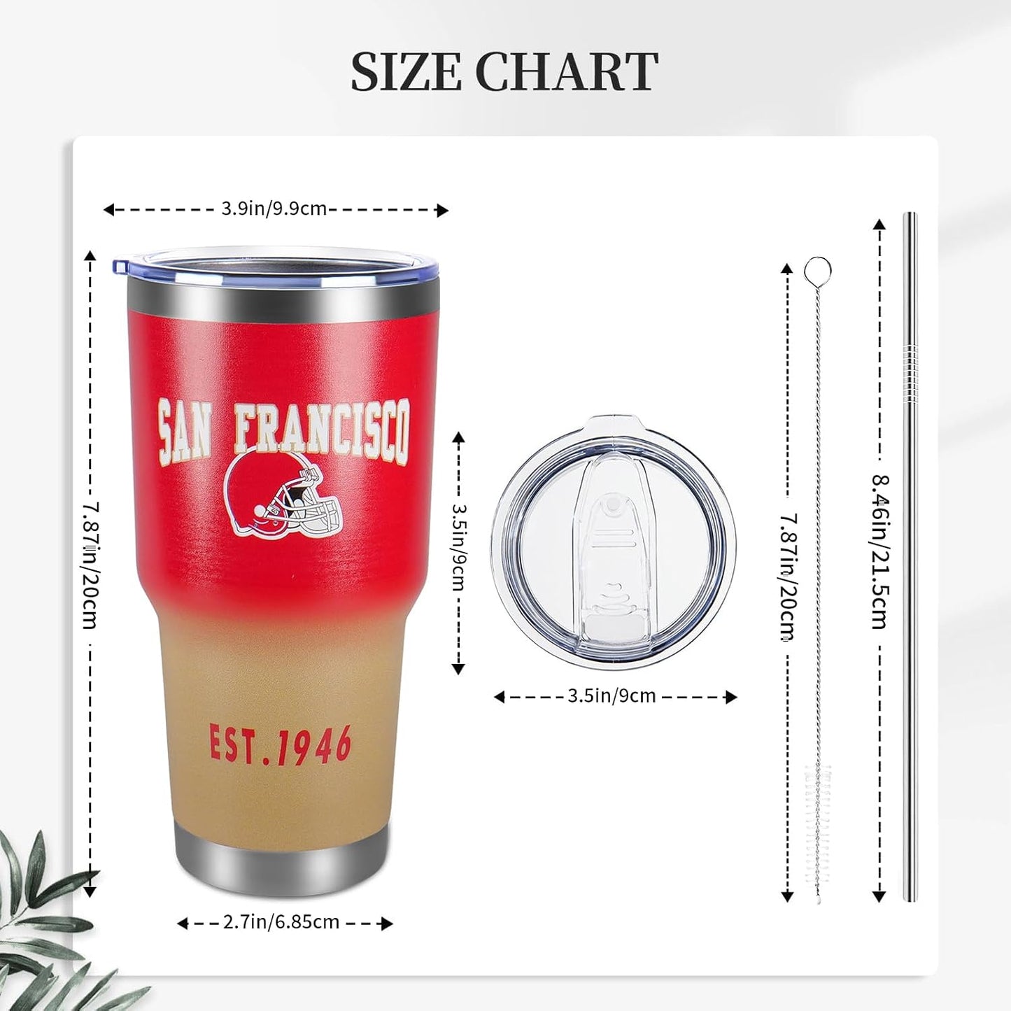 Taza café aislada para coche 30oz con tapa popote