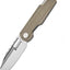 Cuchillo bolsillo plegable serie Tuotu A-80003-2 caqui