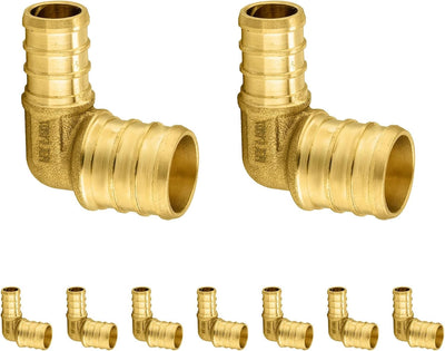 Pack 10 accesorios PEX 1/2x3/4 pulg codo 90 grados