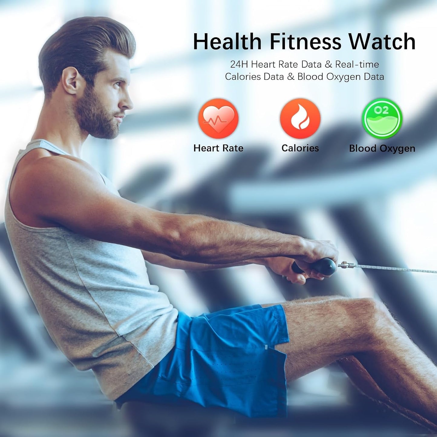 Reloj inteligente para hombre con 123 modos deportivos