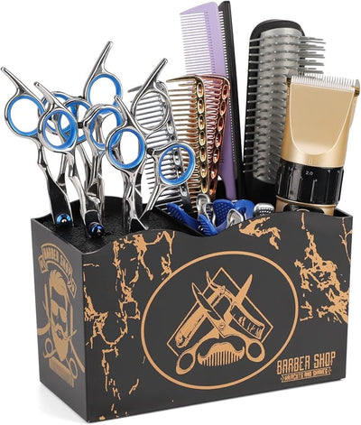 Soporte profesional para tijeras y cepillos de peluquería
