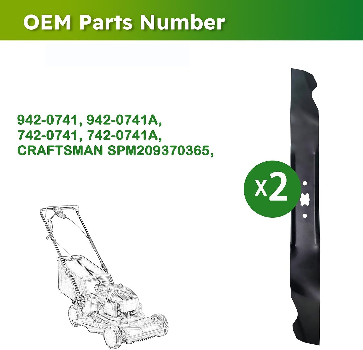 Cuchillas cortacésped 21pulg comp TB280ES TB240 TB130
