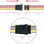 Set 5 conectores eléctricos 5 pines 18AWG a prueba de agua