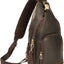 Bolso hombro cuero vintage antirrobo casual