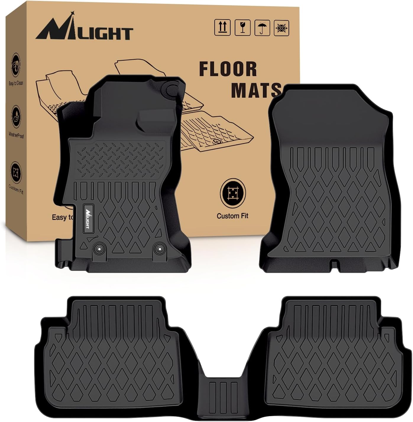 Alfombrillas TPE Subaru Crosstrek 17-23 resistentes