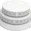 3 Soportes Tartas 16-12pulg Metal Redondos Postres