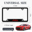 Soporte placa matrícula 6x12" comp Camaro RS fibra carbono