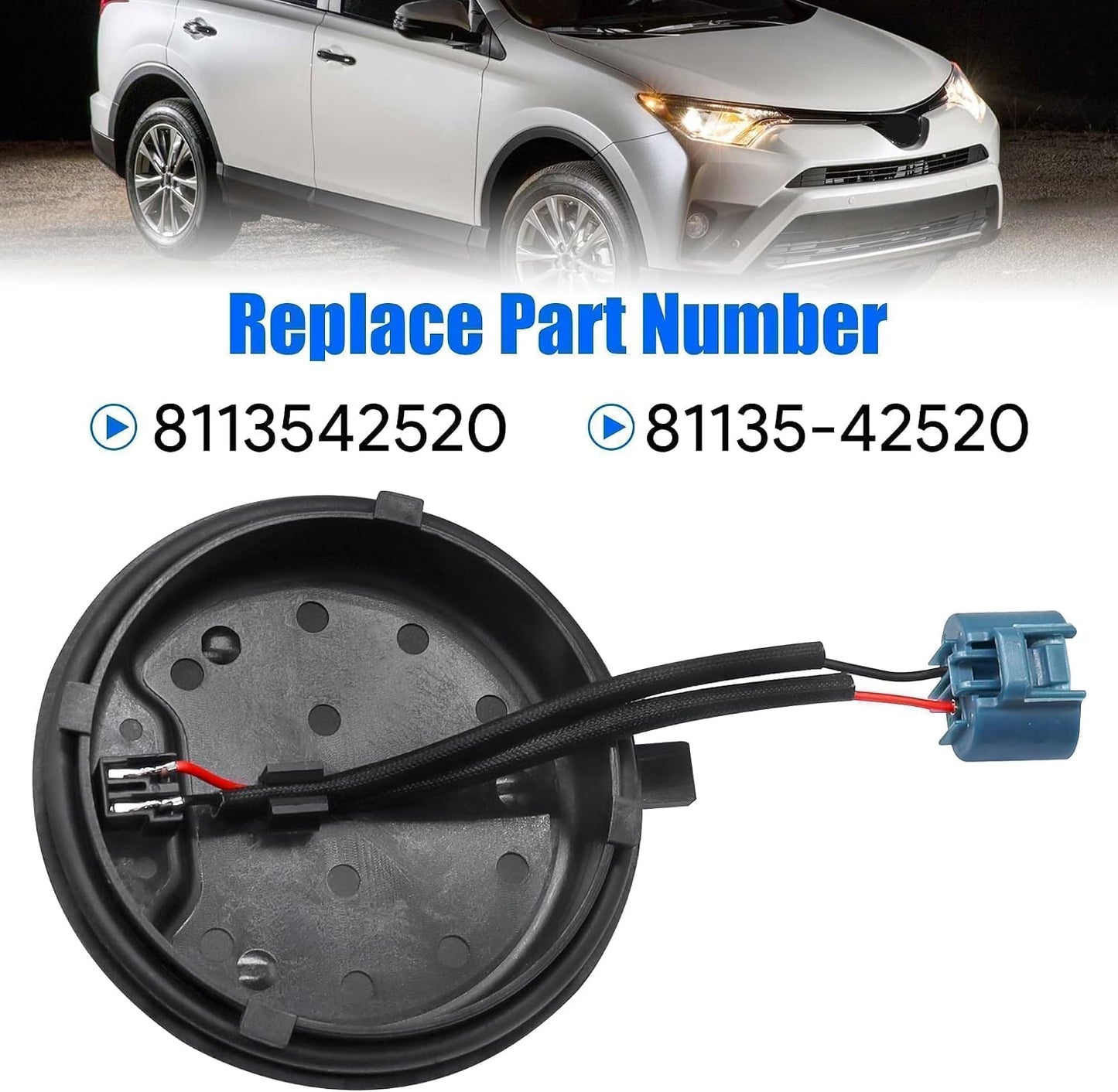 Tapa bombilla faro Toyota RAV4 13-16 ABS