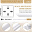 Kit 3 Molduras Pared Adhesivas Blancas Precortadas