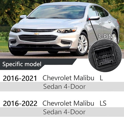 Espejo 3 pines puerta lateral derecha Chevy Malibu L/LS 16-22