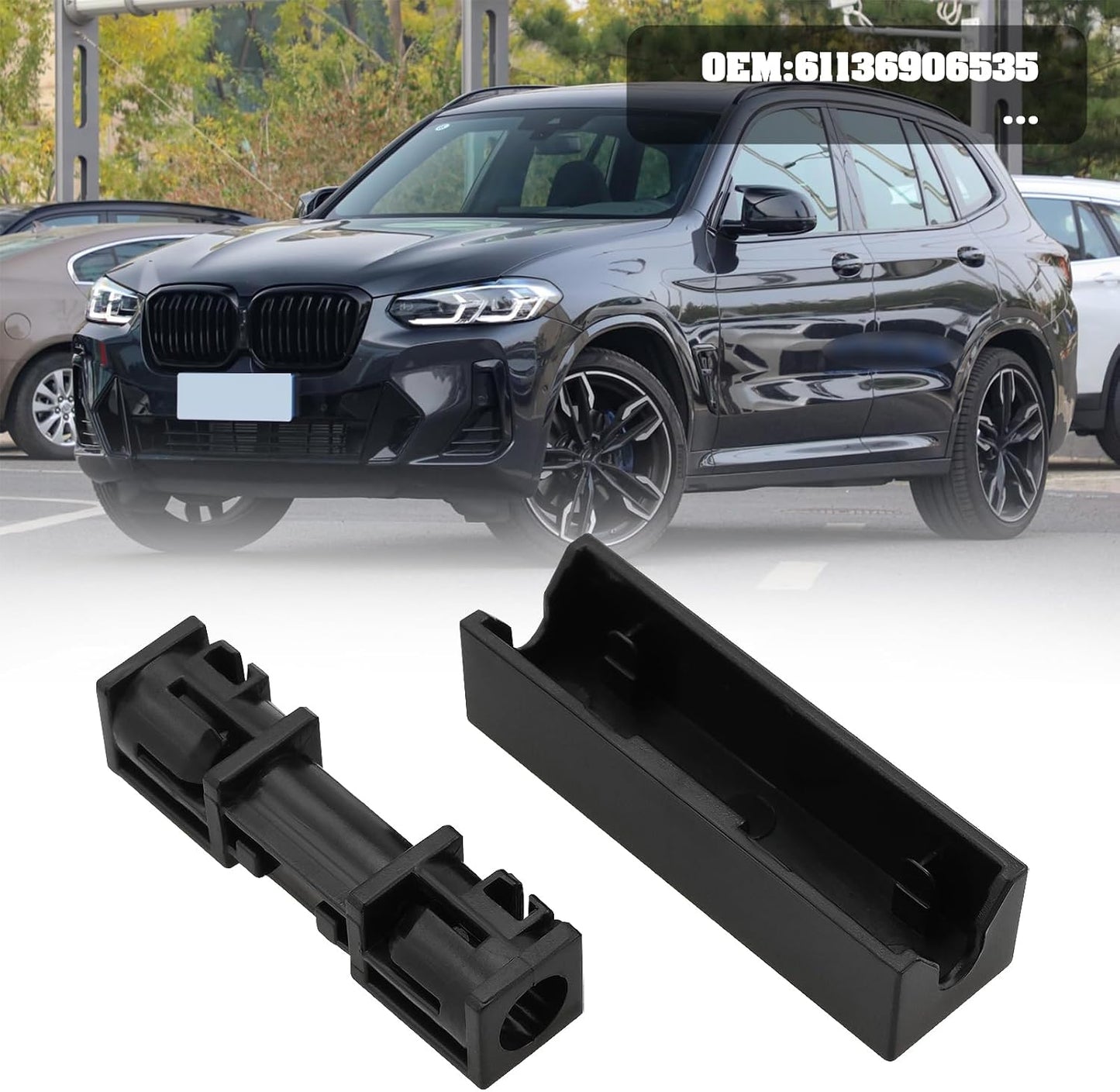 2 Set Cable Fibra Óptica Reparación BMW Audi Negro