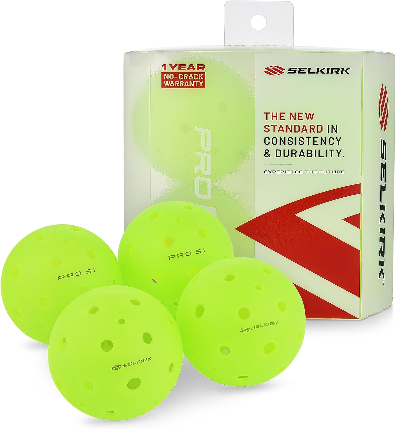 Bola pickleball Pro S1 38 hoyos aprobada USAPA