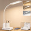 Lámpara escritorio LED USB organiz. oficina dormitorio