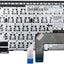Teclado repuesto Lenovo ThinkPad E550 E565 sin luz