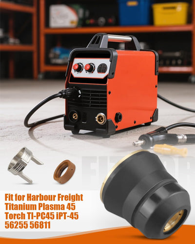 2 Pzas Puntas Plasma TI-PC45/65 para Harbor Freight