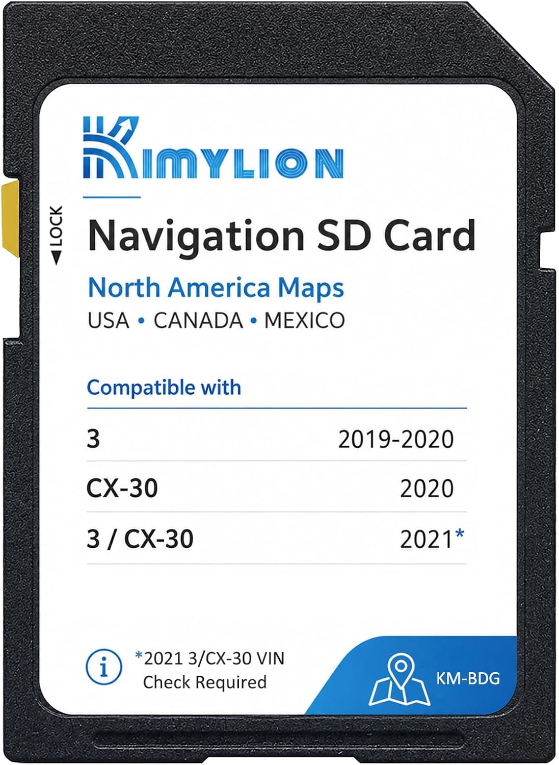 Tarjeta SD BDGF66EZ1B para Mazda 3 CX-30 19-21 mapas GPS