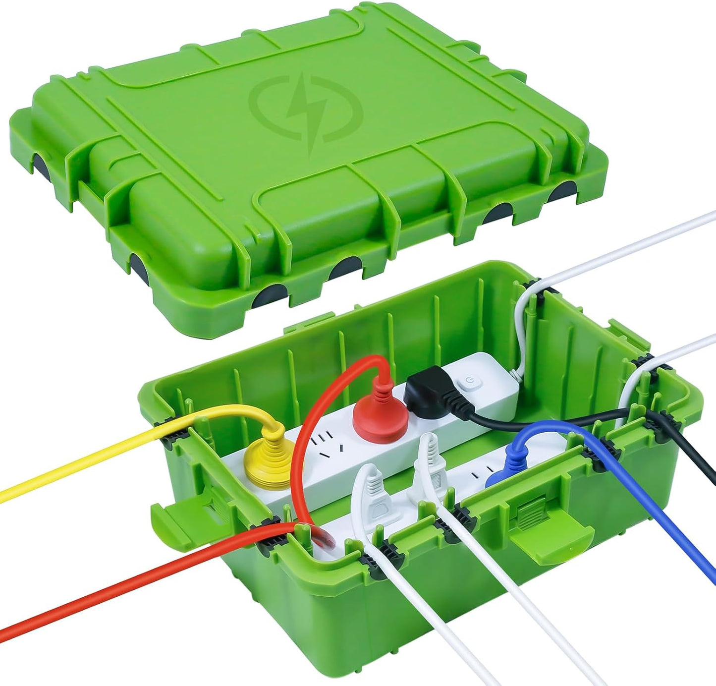 Caja eléctrica exterior IP54 impermeable cubierta toma