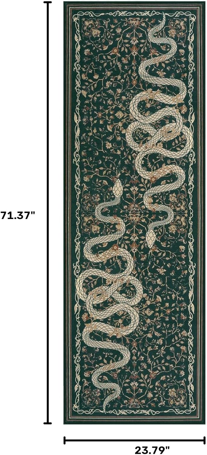 Alfombra lavable 2x6ft antiderrap pelo bajo
