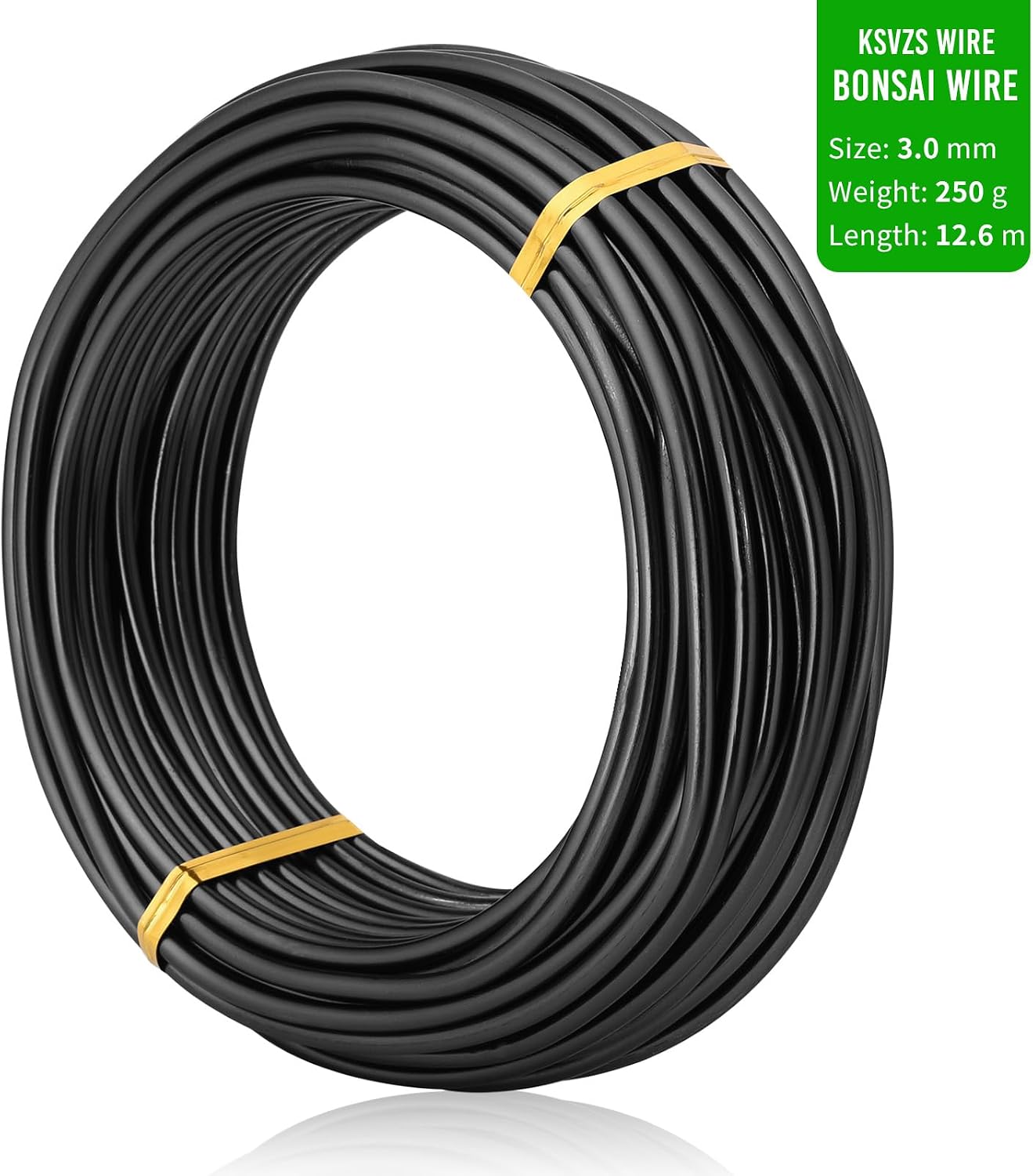 Alambre aluminio anodizado negro flexible manualidades