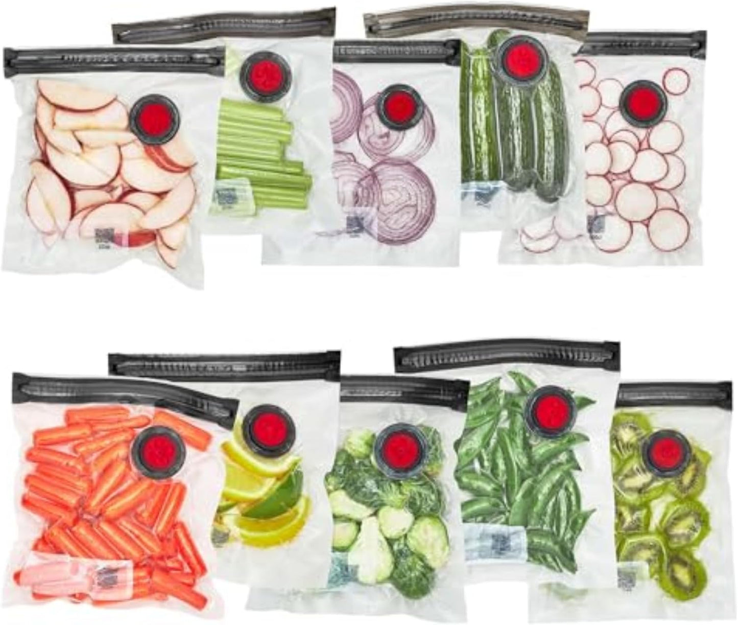 Bolsas selladoras al vacío 10 pzas tamaño pequeño