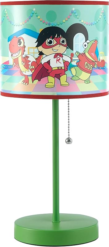 Lámpara mesa niños brazo tubo Ryan's World decorativa