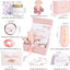 Caja dama honor vela perfumada taza champán acero inox 10oz rosa