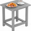 Mesa lateral para exteriores 16" resistente intemperie