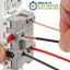Interruptor basculante 3 vías 15A pack 10 color blanco