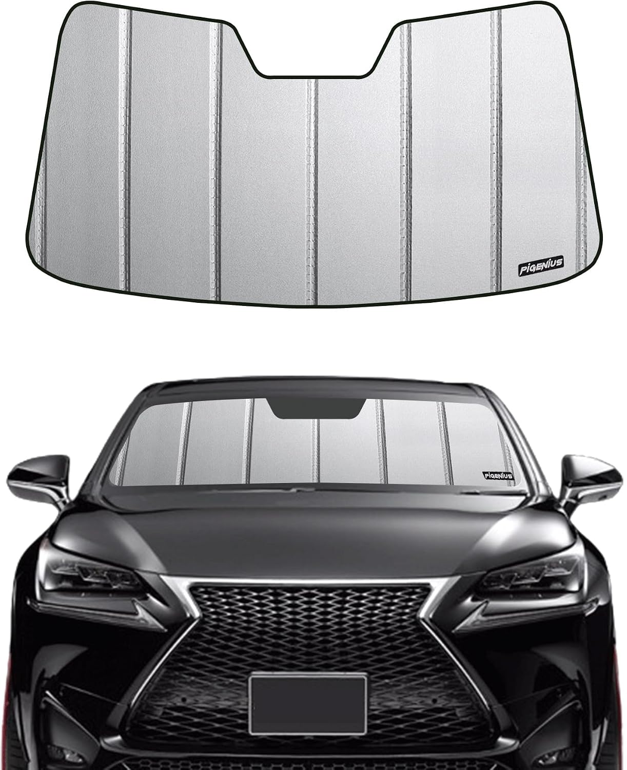 Parasol parabrisas Lexus NX 15-21 cuero gris