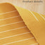 Alfombra bohemia geométrica 2x3ft color amarillo antiderrap