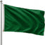 Bandera verde 2x3pies poliéster resistente UV