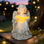 Estatuas ángel jardín con Biblia decoración patio