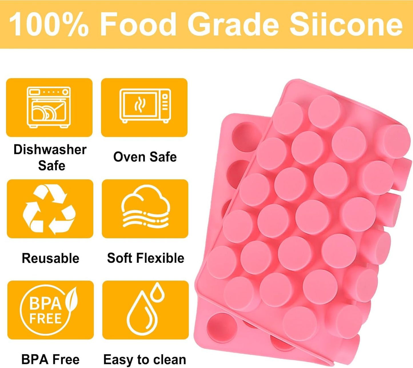 Moldes silicona 55 cavidades para chocolate sin azúcar y dulces
