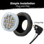 10 Luces LED Redondas 2.5" Camión