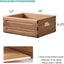 2 Cajas Madera Maciza 16x12x6.25 Estilo Granja