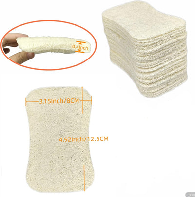 50 Esponjas Lufa Multiusos Antiarañazos Cocina Baño