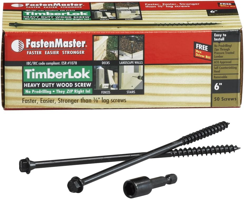 Tornillos madera reforzados pack 50