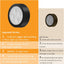 5 Luces Disco Adhesivas con Grifo 15 LED Regulables