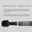 Adaptador manguera 10AN hembra a 3/8 púa aluminio negro set