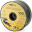 Cable LED 18AWG 500pies 3 conductores funda negra UL