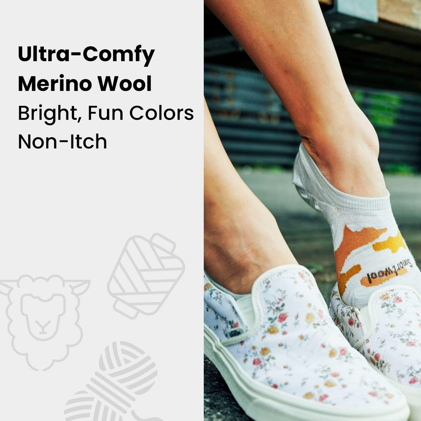 Calcetines deportivos mujer Smartwool con rayas