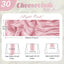 30 Caminos Mesa Estopilla Rosa Claro 17x108pulg Rosa Rústico