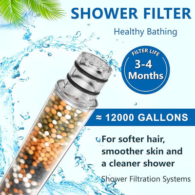 Filtro agua ducha compatible SR SUN RISE 4 pzas