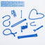 24 Pzas Bridas Cable Silicona 4-18pulg Reutilizables