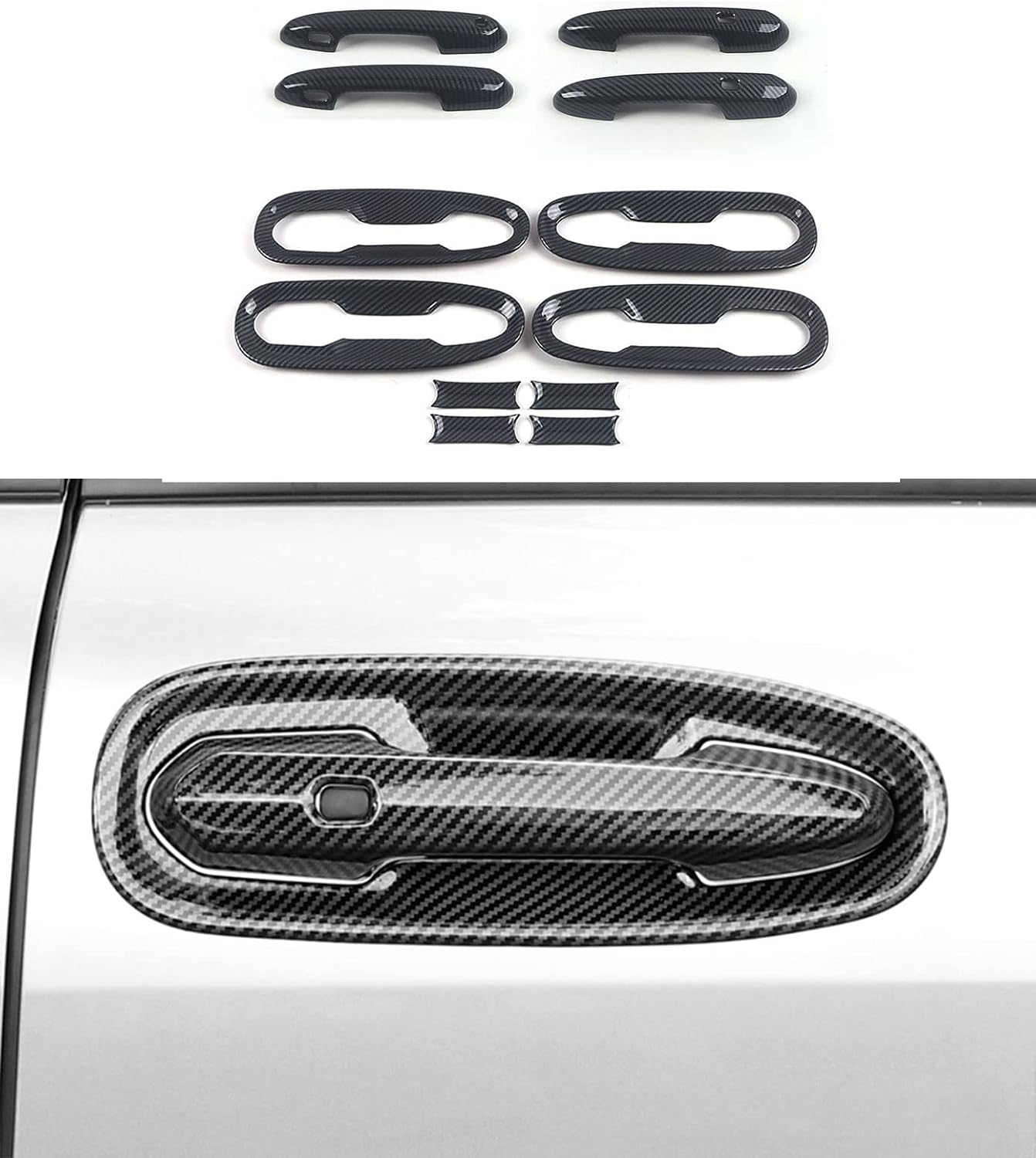 Accesorios puerta Toyota Sienna 12 pzas molduras ABS