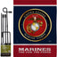 Bandera USMC Semper Fi con soporte para jardín