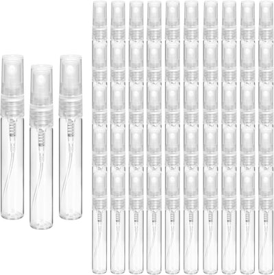 100 Botellas Vidrio 0.3oz Vacías para Perfume Viaje