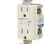 Receptáculo GFCI 15A 125V alarma audible almendra clara