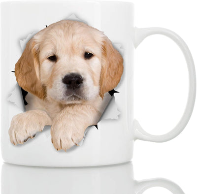 Taza café Golden Retriever cerámica regalo perros