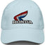 Sombrero béisbol ajustable logotipo retro rojo blanco azul